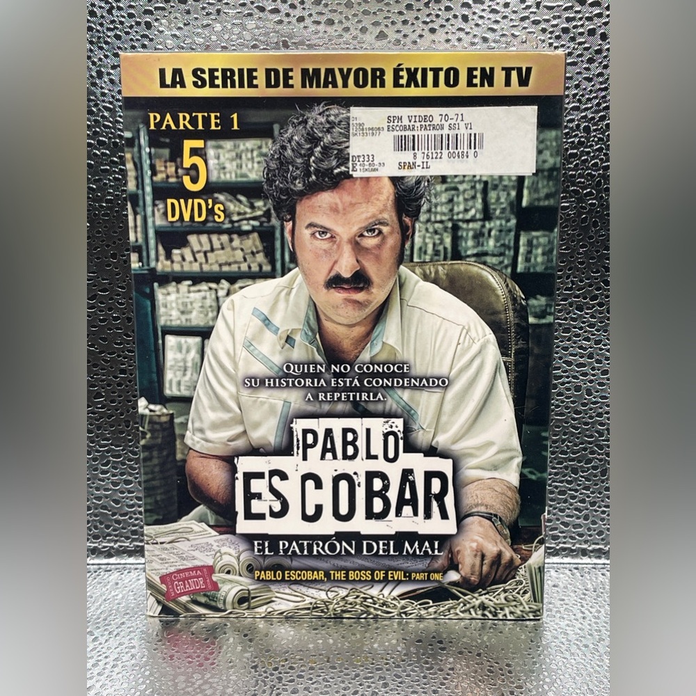 Pablo Escobar: El Patron del Mal, Parte 1 (DVD, 2013, 5-Disc Set)